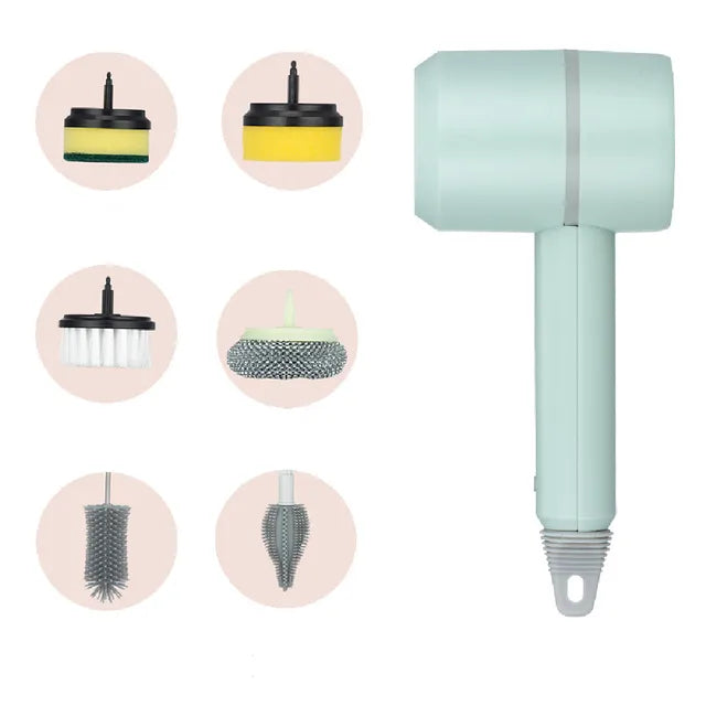 Multifunction Electric Spin Scrubber