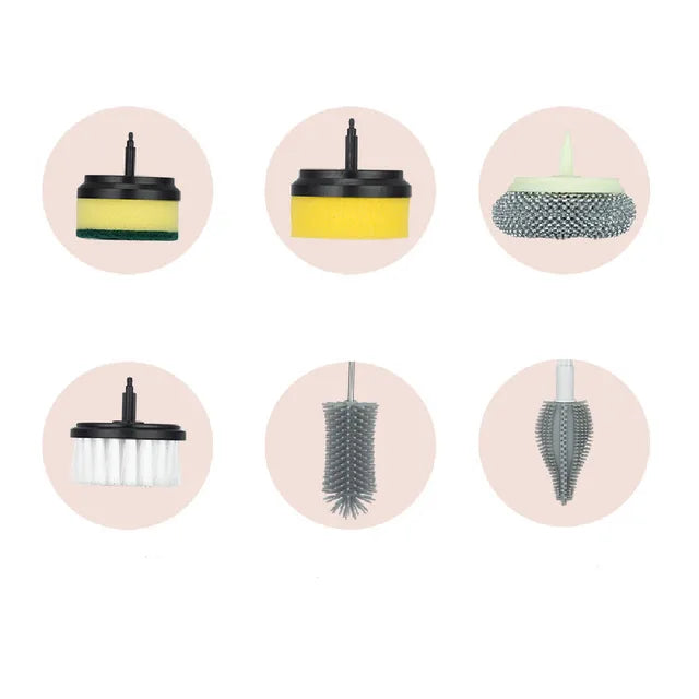 Multifunction Electric Spin Scrubber