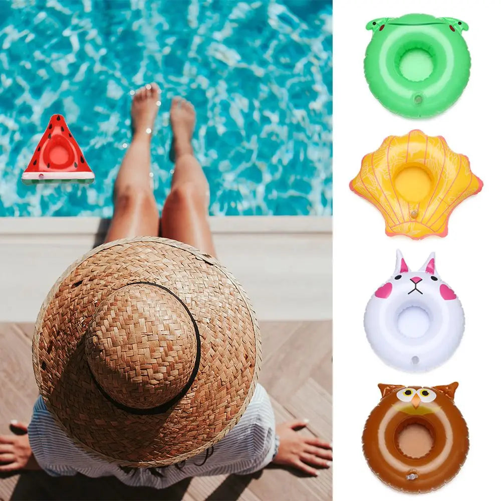 Inflateable Cup Holder Pool | Pool Cup Holder | JUUBXX