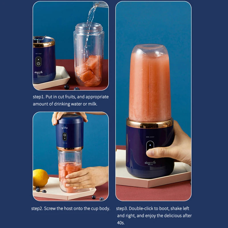 2 in 1 Portable Blender With Shaker