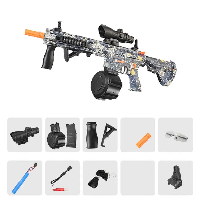 M4 Dual Mode Water Gun | Hydrogel Water Gun | JUUBXX