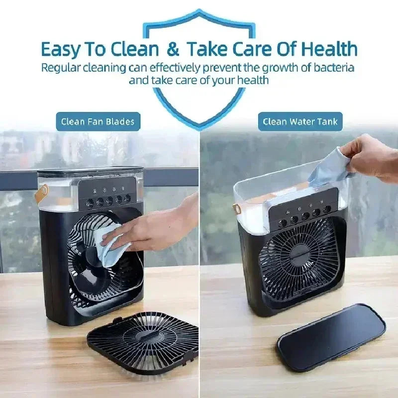 Portable Humidifier/Air Conditioner with Water Mist