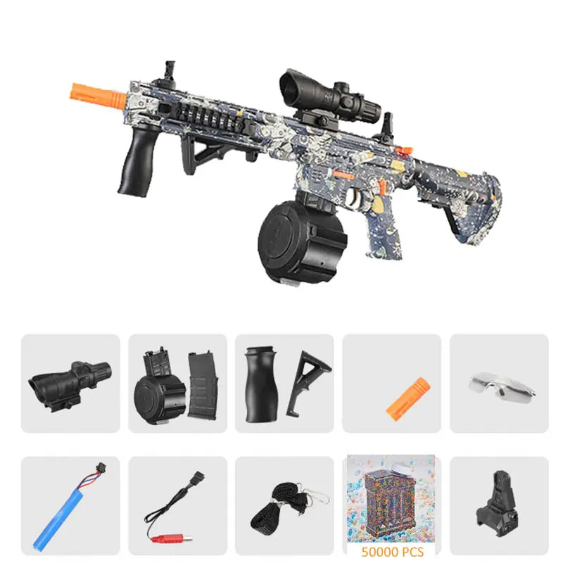 M4 Dual Mode Water Gun | Hydrogel Water Gun | JUUBXX