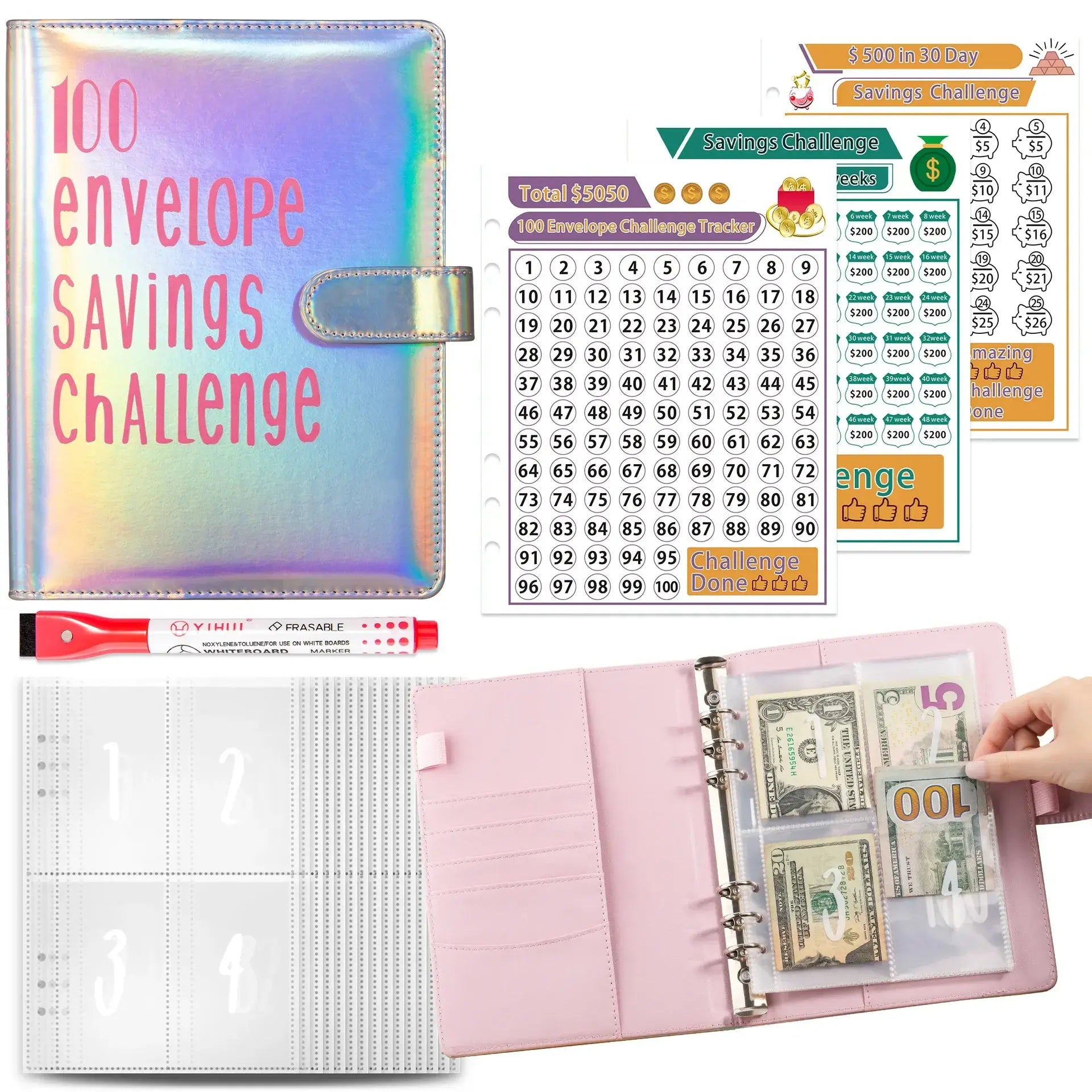 Envelope Savings Challenge Laser | Envelope Challenge Laser | JUUBXX